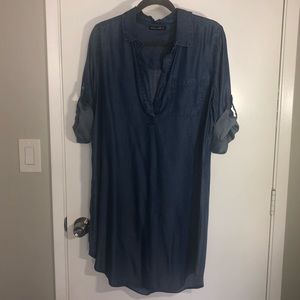 Light blue jean colored dress